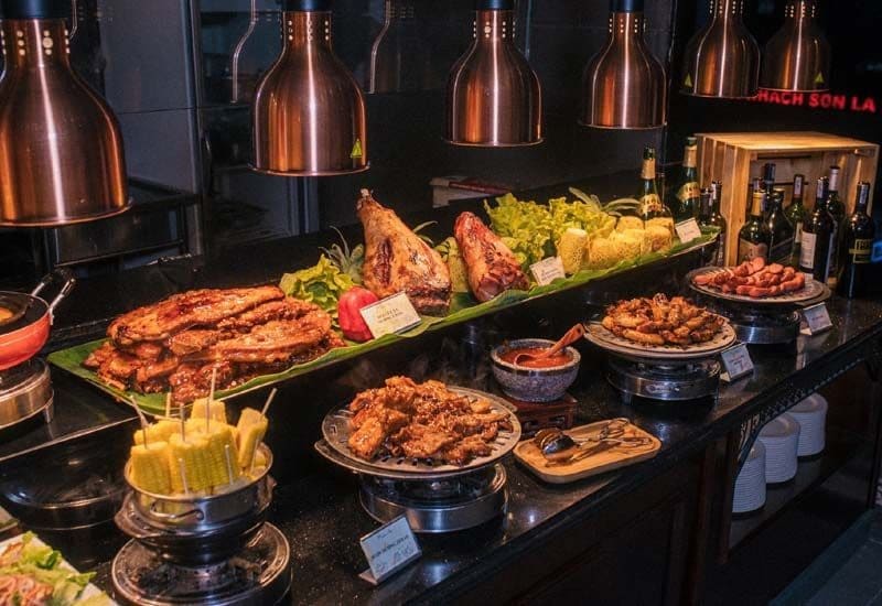 Maison Sen Buffet nổi tiếng với nhiều món ăn đến từ nhiều khu vực khác nhau